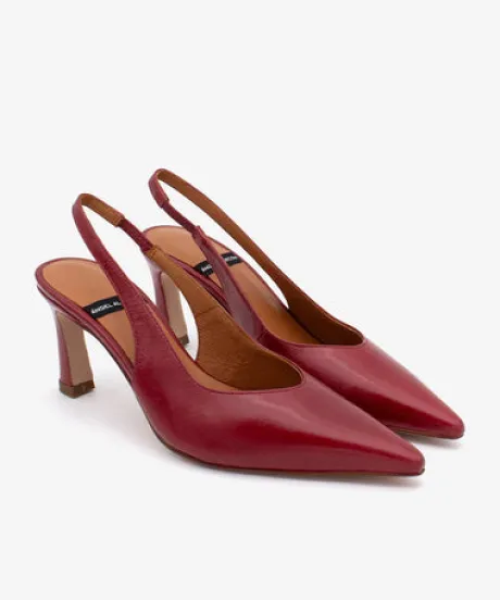 Angel Alarcon Rubi Red Sling Back|26023RUBI