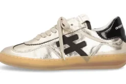 Another Trend Gold Leather Trainer|A0325843