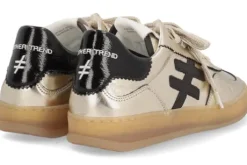 Another Trend Gold Leather Trainer|A0325843