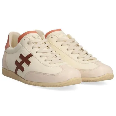 Another Trend Multi Beige and Coral Trainer|A078T389