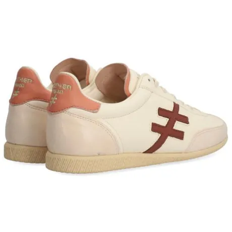 Another Trend Multi Beige and Coral Trainer|A078T389