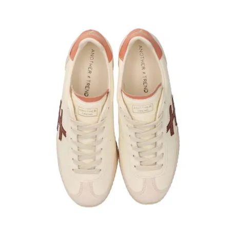 Another Trend Multi Beige and Coral Trainer|A078T389