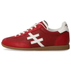 Another Trend Red and White Trainer|A0781817