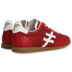 Another Trend Red and White Trainer|A0781817