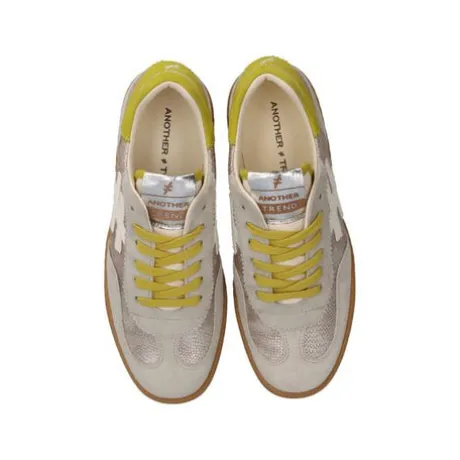 Another Trend Silver and Yellow Trainer |A032C1E3