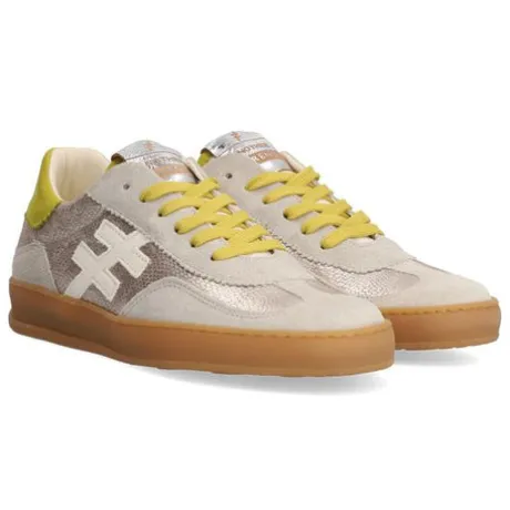 Another Trend Silver and Yellow Trainer |A032C1E3