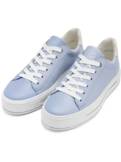 Ara Baby Blue Wide Fit Platform Trainer|122300382