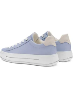 Ara Baby Blue Wide Fit Platform Trainer|122300382