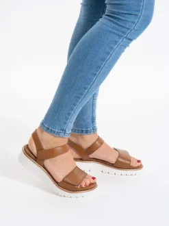 Ara Brown Leather Sandal |123351809M