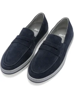 Ara Navy Comfort Slip On|112090222