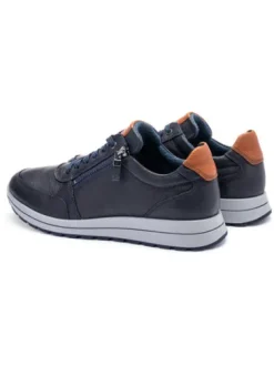 Ara Navy Wide Fit Comfort Trainer|112450112M