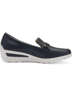Ara Navy Wide Fit Loafer|125063002