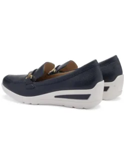 Ara Navy Wide Fit Loafer|125063002