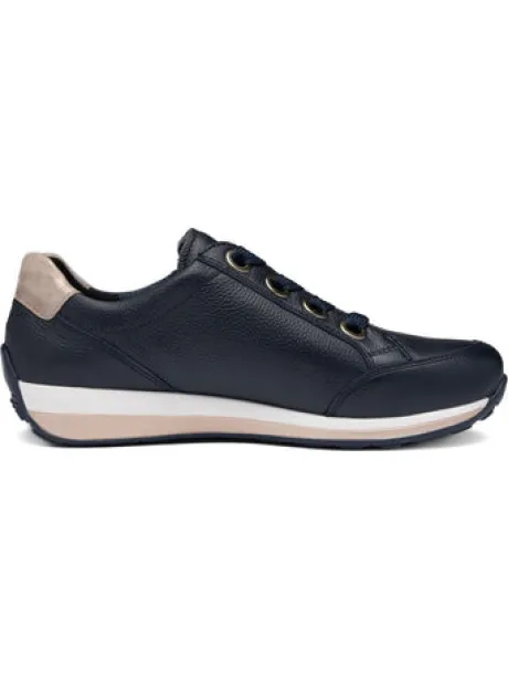 Ara Navy Wide Fit Trainer|126458712