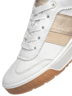 Ara White and Gold Trainer|125002804