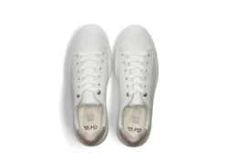 Ara White Platform Wide Fit Trainer|122300304B