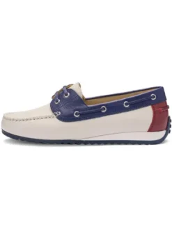 Ara White, Red and Blue Slip On|122770409