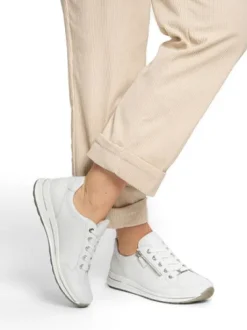 Ara White Wide Fit Trainer|125480144