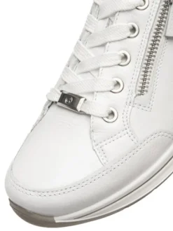 Ara White Wide Fit Trainer|125480144