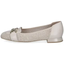 Caprice Beige Flat Pump|924201199
