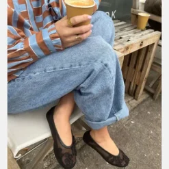 Copenhagen Black Net Ballerina|CS8600BLK