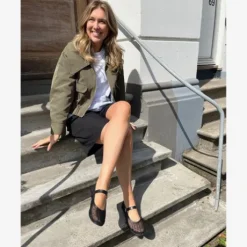 Copenhagen Black Net Mary Jane|CS8601BLK