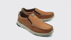 Dubarry Brown Comfort Slip On|BOSTON02