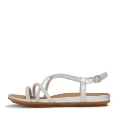 Fit Flop Silver Crystal Back Strap Sandal|A3Z011