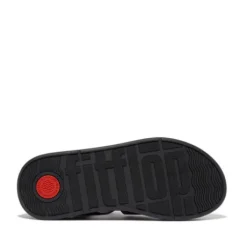 Fitflop Black Leather Fisherman Sandal|HV1001