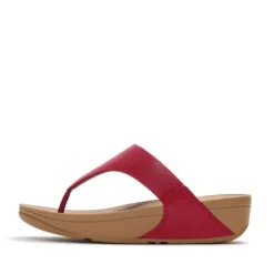 Fitflop Burnt Berry Leather Toe Post|I88D47