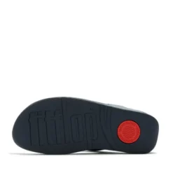 Fitflop Cosmic Blue Leather Toe Post|I88D57