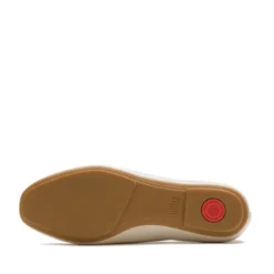 Fitflop High-Cut Beige Soft Leather Ballerina|A0PA99