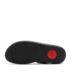 Fitflop Pearls and Crystal Black Toe Post|A2N001