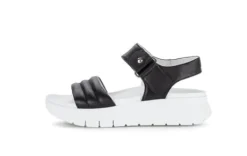 Gabor Black Platform Strap Sandal|8461027