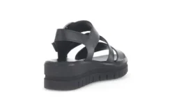 Gabor Black Strap Platform Sandal|8462727