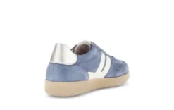 Gabor Blue & White Suede Trainer|8330016