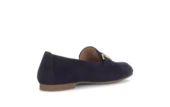 Gabor Dark Blue Suede Loafer|8521136