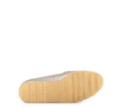 Gabor Light Gold Leather Loafer| 8241682