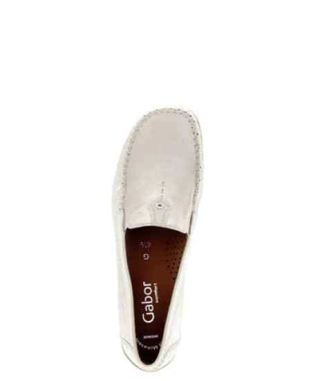 Gabor Light Gold Wide Fit Slip On|8609082