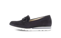 Gabor Navy Suede Comfort Loafer|8241646