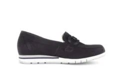 Gabor Navy Suede Comfort Loafer|8241646