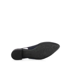 Gabor Navy Suede Sling Back|8152016