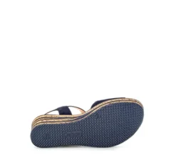 Gabor navy Wedge Sandal|8465116