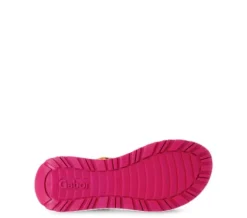 Gabor Orange and Pink Strap Sandal|8458233