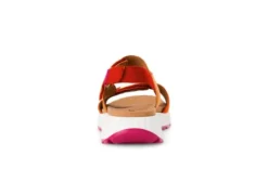 Gabor Orange and Pink Strap Sandal|8458233