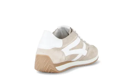 Gabor Soft Beige Suede Trainer |8655633