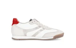 Gabor Trendy White and Red Trainer|8343014