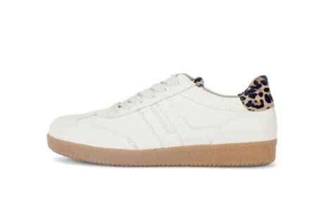 Gabor White & Leo Print Trainer|8330021