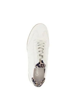 Gabor White & Leo Print Trainer|8330021