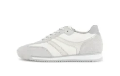 Gabor White and Grey Comfort Trainer|8343011